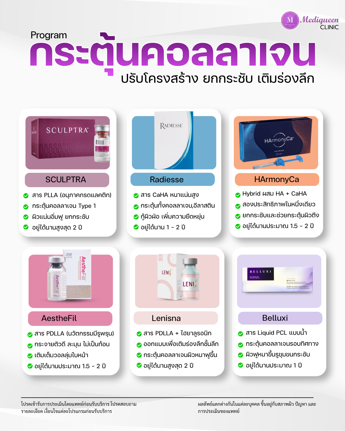 หน้าสไลด์ Flipbook ของเมดิควีนส์ คลินิก